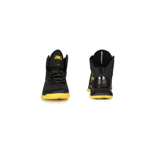 کتونی بسکتبال آندر آرمور استفن کری 1 مشکی زرد Under Armour Curry 1 Championship Pack