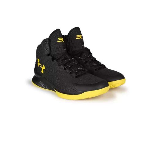 کتونی بسکتبال آندر آرمور استفن کری 1 مشکی زرد Under Armour Curry 1 Championship Pack