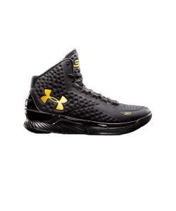 کتونی بسکتبال آندر آرمور استفن کری 1 مشکی طلایی Under Armour Curry 1 Blackout