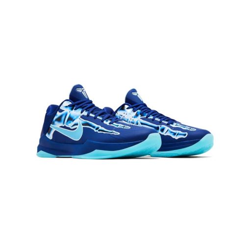 کتونی بسکتبال نایک کوبی 5 آبی سورمه ای Nike Zoom Kobe 5 X-Ray