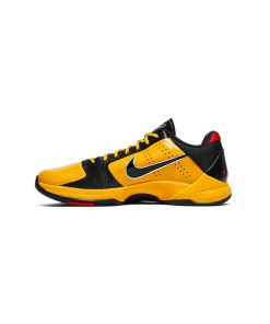 کتونی بسکتبال نایک کوبی 5 زرد مشکی Nike Zoom Kobe 5 Yellow Bruce Lee