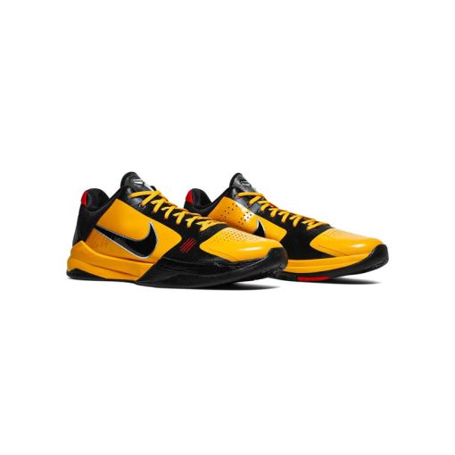 کتونی بسکتبال نایک کوبی 5 زرد مشکی Nike Zoom Kobe 5 Yellow Bruce Lee
