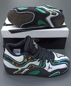 کتونی نایک جردن تیتوم 3 مشکی سفید سبز Nike Jordan Tatum 3 Black White Green