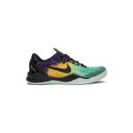 کتونی نایک کوبی 8 مشکی طوسی زرد آبی Nike Kobe 8 Easter