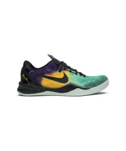 کتونی نایک کوبی 8 مشکی طوسی زرد آبی Nike Kobe 8 Easter