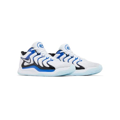 کتونی نایک کی دی 17 سفید مشکی آبی Nike KD 17 Penny
