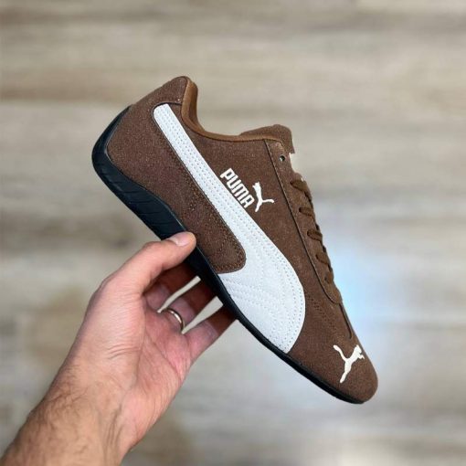 کتونی پوما speedcat قهوه‌ای puma speedcat brown