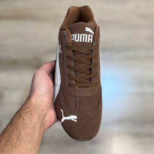کتونی پوما speedcat قهوه‌ای puma speedcat brown