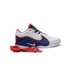 کفش بسکتبال نایک لبرون 22 سفید آبی آمریکا Nike LeBron 22 USA