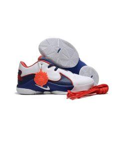 کفش بسکتبال نایک لبرون 22 سفید آبی آمریکا Nike LeBron 22 USA