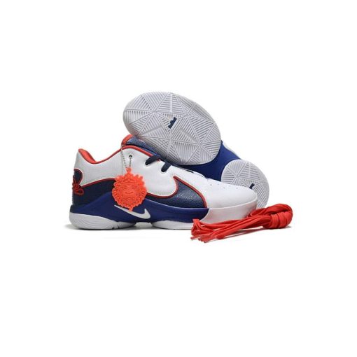 کفش بسکتبال نایک لبرون 22 سفید آبی آمریکا Nike LeBron 22 USA