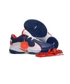 کفش بسکتبال نایک لبرون 22 سورمه ای سفید آمریکا Nike LeBron 22 United States