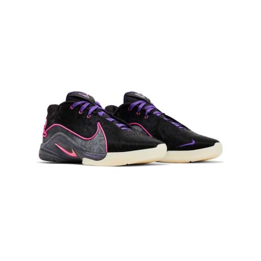 کفش بسکتبال نایک لبرون 22 مشکی طوسی Nike LeBron 22 Blacklight