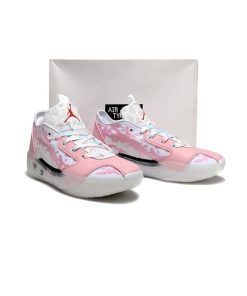 کفش نایک ایرجردن 39 سفید صورتی Nike Air Jordan 39 White Pink