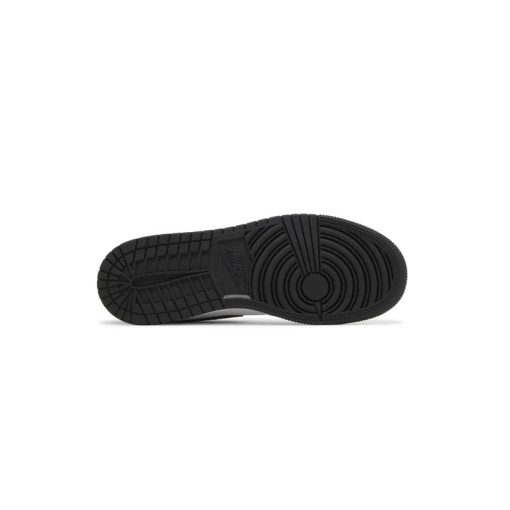 کتونی نایک ایرجردن 1 ساق کوتاه سفید مشکی Nike Air Jordan 1 Low White Black Dark