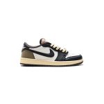 کتونی نایک ایرجردن 1 ساق کوتاه قهوه ای کرم موکا Nike Air Jordan 1 Low Mocha CQ4277-105