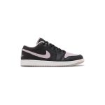 کتونی نایک ایرجردن 1 ساق کوتاه مشکی صورتی Nike Air Jordan 1 Low Black Iced Lilac