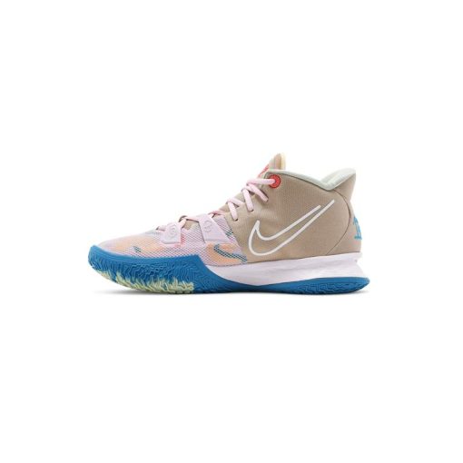 کفش بسکتبال نایکی کایری 7 صورتی آبی Nike Kyrie 7 1 World 1 People - Regal Pink