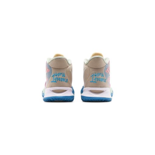 کفش بسکتبال نایکی کایری 7 صورتی آبی Nike Kyrie 7 1 World 1 People - Regal Pink