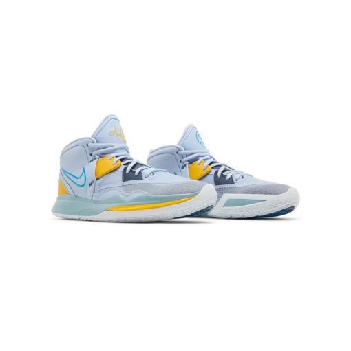 کفش بسکتبال نایکی کایری 8 اینفینیتی آبی زرد Nike Kyrie 8 Infinity Future Past