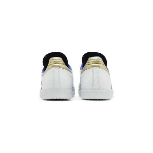 کتونى آدیداس سامبا سفید آبی لیونل مسی Adidas Samba Indoor Lionel Messi