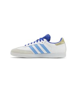 کتونى آدیداس سامبا سفید آبی لیونل مسی Adidas Samba Indoor Lionel Messi