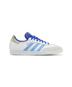 کتونى آدیداس سامبا سفید آبی لیونل مسی Adidas Samba Indoor Lionel Messi