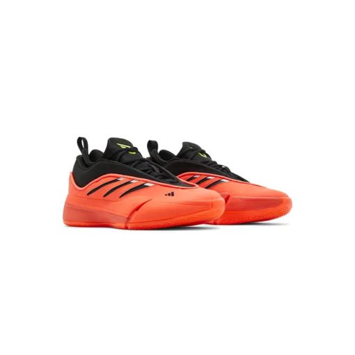 کتونی ادیداس دیم 9 مشکی نارنجی Adidas Dame 9 Solar Red