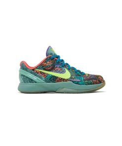 کتونی بسکتبالی نایک کوبی 6 سبز آبی Nike Zoom Kobe 6 GS Prelude