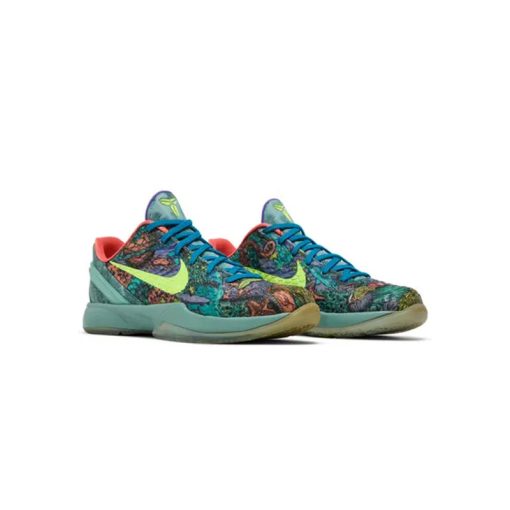 کتونی بسکتبالی نایک کوبی 6 سبز آبی Nike Zoom Kobe 6 GS Prelude