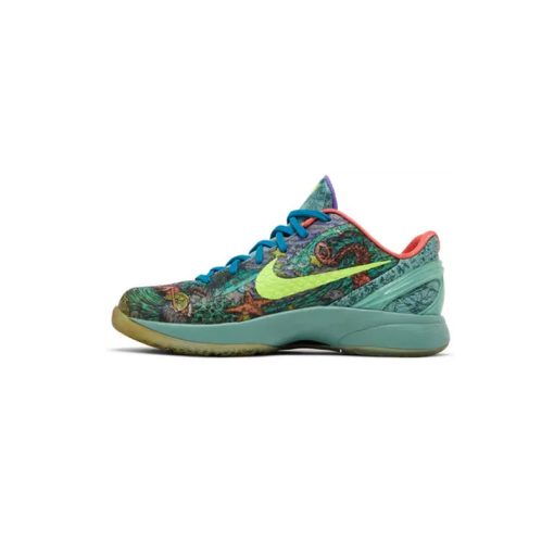کتونی بسکتبالی نایک کوبی 6 سبز آبی Nike Zoom Kobe 6 GS Prelude