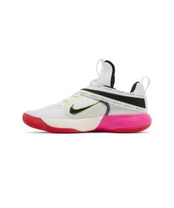 کتونی بسکتبال نایک ری اکت هایپرست سفید صورتی Nike React HyperSet LE Olympics