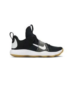 کتونی بسکتبال نایک ری اکت هایپرست مشکی سفید Nike React HyperSet Black Gum Light Brown