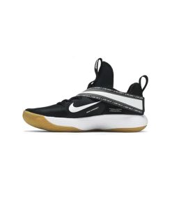 کتونی بسکتبال نایک ری اکت هایپرست مشکی سفید Nike React HyperSet Black Gum Light Brown