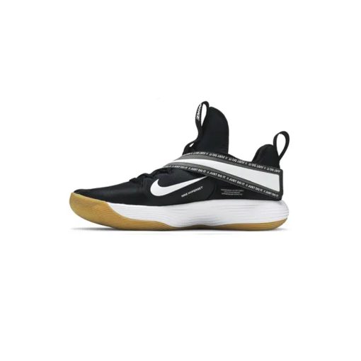 کتونی بسکتبال نایک ری اکت هایپرست مشکی سفید Nike React HyperSet Black Gum Light Brown