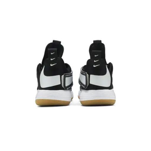 کتونی بسکتبال نایک ری اکت هایپرست مشکی سفید Nike React HyperSet Black Gum Light Brown