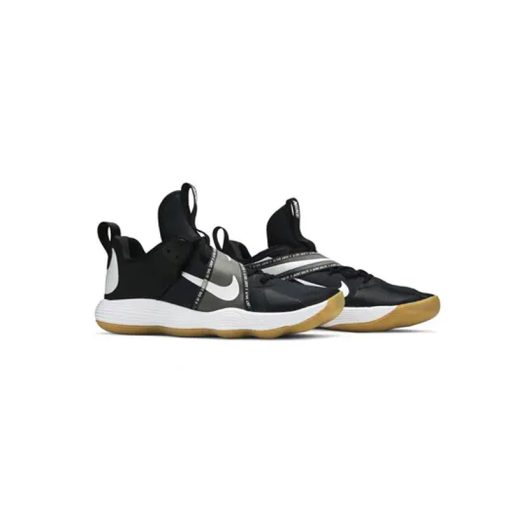 کتونی بسکتبال نایک ری اکت هایپرست مشکی سفید Nike React HyperSet Black Gum Light Brown