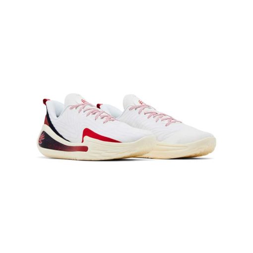 کفش بسکتبال آندر آرمور کری ۱۲ کرم Under Armour Curry 12 Podium Pack Home