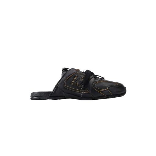 اسلیپر نیو بالانس میو میو ۵٣٠ مشکى چرم New Balance X Miu Miu 530 SI Leather Mules Black