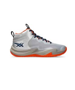 کتونی والیبالی اسیکس نوا سرج 3 نقره ای نارنجی Asics Nova Surge 3 Silver Orange