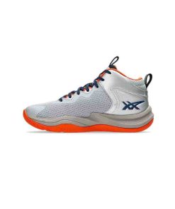 کتونی والیبالی اسیکس نوا سرج 3 نقره ای نارنجی Asics Nova Surge 3 Silver Orange