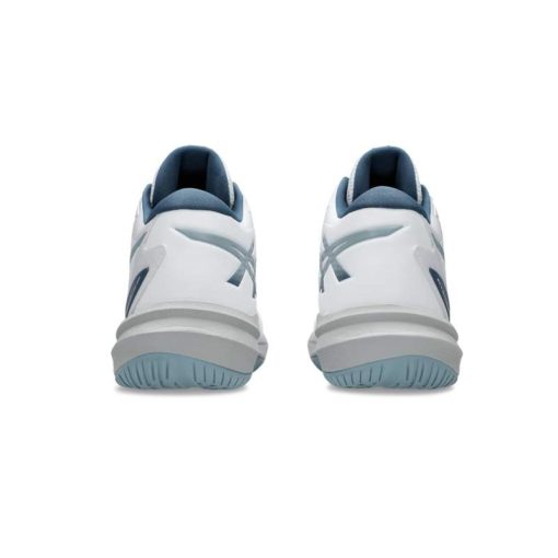 کفش والیبال اسیکس اسکای الیت 3 سفید آبی Asics Sky Elite 3 White Gray Navy Blue