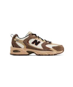 کتونی نیوبالانس 530 قهوه ای کرم New Balance 530 Dark Mushroom Incense