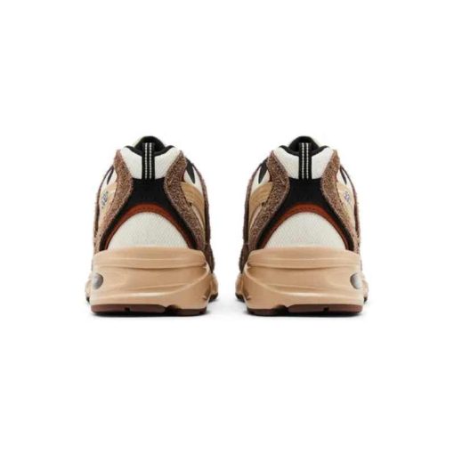 کتونی نیوبالانس 530 قهوه ای کرم New Balance 530 Dark Mushroom Incense