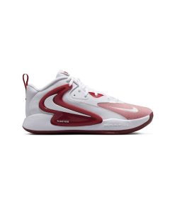کتونی بسکتبال نایک هایپرست 2 سفید قرمز Nike React HyperSet 2 White Red