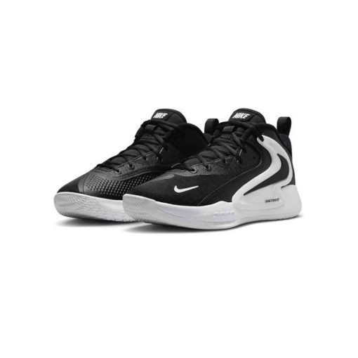 کتونی بسکتبال نایک هایپرست 2 مشکی سفید Nike React HyperSet 2 Black White