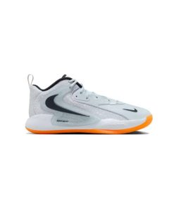 کتونی بسکتبال نایک هایپرست 2 طوسی نارنجی Nike React HyperSet 2 Pack Olympic