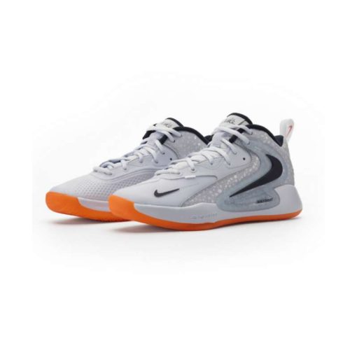 کتونی بسکتبال نایک هایپرست 2 طوسی نارنجی Nike React HyperSet 2 Pack Olympic