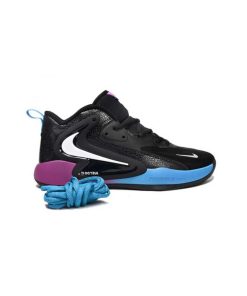 کتونی بسکتبال نایک هایپرست 2 مشکی آبی بنفش Nike React HyperSet 2 Black Blue Purple