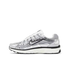 کتونی نایک پی 6000 سفید نقره ای متالیک Nike P-6000 Metallic Silver